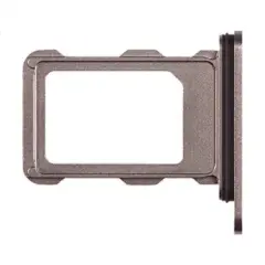 Single SIM Card Tray Compatible For iPhone 16 Pro / 16 Pro Max (Genuine OEM) (Natural Titanium)
