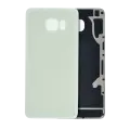 Back Cover Glass Compatible For Samsung Galaxy S6 Edge Plus (No Logo) (Aftermarket Plus) (White Pearl)