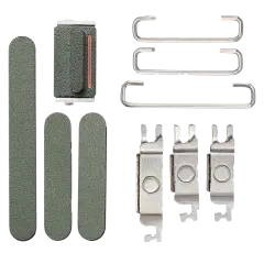 Hard Buttons (Power / Volume / Switch) Compatible For iPhone 13 / 13 Mini (Green)