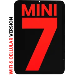 LCD Assembly With Digitizer Compatible For iPad Mini 7 (2024) (Aftermarket Plus) (WiFi / Cellular) (All Colors)