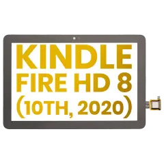 Digitizer Compatible For Amazon Kindle Fire HD 8 (10th Gen, 2020) (Black)
