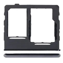 Dual Sim Card Tray Compatible For Samsung Galaxy A32 5G (A326 / 2021) (Awesome Black)