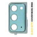 Back Camera Lens With Cover Bezel Ring Compatible For Samsung Galaxy Note 20 5G (Mystic Green)