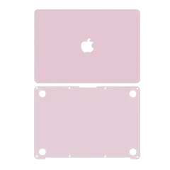 2 in 1 (Top and Bottom) Skin Compatible For MacBook Retina 12" (A1534 / Early 2015 / Early 2016 / Mid 2017) (Rose Gold)