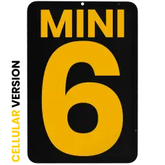 LCD Assembly With Digitizer Compatible For iPad Mini 6 (Cellular) (Refurbished) (All Colors)