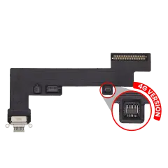Charging Port Flex Cable Compatible For iPad Air 4 / iPad Air 5 (Cellular) (Aftermarket Plus) (Green)