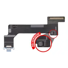 Charging Port Flex Cable Compatible For iPad 10 (2022) (Cellular) (Premium) (Blue)