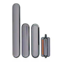 Hard Buttons (Power / Volume / Switch) Compatible For iPhone XS / XS Max (Space Gray)