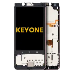 LCD Assembly With Frame Compatible For BlackBerry KEYone (Refurbished) (Bronze)