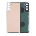 Back cover Glass With Adhesive Compatible For Samsung Galaxy S21 Plus 5G (Service Pack) (Pink Gold)