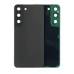 Back Cover Glass With Camera Lens Compatible Samsung Galaxy S22 5G (Service Pack) (Graphite)