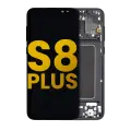 OLED Assembly With Frame Compatible For Samsung Galaxy S8 Plus (Refurbished) (Midnight Black)