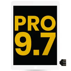 LCD Assembly With Digitizer Compatible For iPad Pro 9.7" (Refurbished) (White)