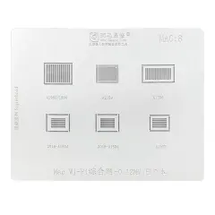 WiFi Stencil Compatible For MacBook (A1989 / A1990 / A2159 / A1706 / A1534, 2015-2016 / A1932) (MAC 8)