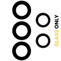 Back Camera Lens (Glass Only) With Adhesive Compatible For Samsung Galaxy A73 5G (A736 / 2022) (5 Piece Set)