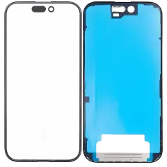 3 in 1 (Glass With OCA Pre-Installed + Frame) Compatible For iPhone 16 (OCA Master)