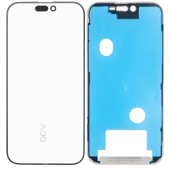 3 in 1 (Glass With OCA Pre-Installed + Frame) Compatible For iPhone 16 Pro Max (OCA Master)