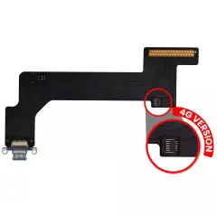 Charging Port Flex Cable Compatible For iPad 10 (2022) (Cellular) (Aftermarket Plus) (Blue)