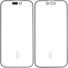 Frame Only Compatible For iPhone 15 Pro (10 Pack) (OCA Master)