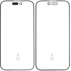 Frame Only Compatible For iPhone 15 Pro (5 Pack) (OCA Masterr)