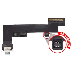 Charging Port Flex Cable Compatible For iPad Air 4 / iPad Air 5 (Cellular) (Premium) (Blue)