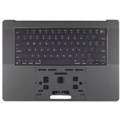 Top Case With Keyboard Compatible For MacBook Pro 16" (A2991 / Late 2023) (US Keyboard) (Genuine OEM) (Space Gray)