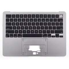 Top Case Assembly With Battery And Keyboard Compatible For MacBook Air 13" (A2681 / Mid 2022) (Genuine OEM) (Space Gray) (US Keyboard)